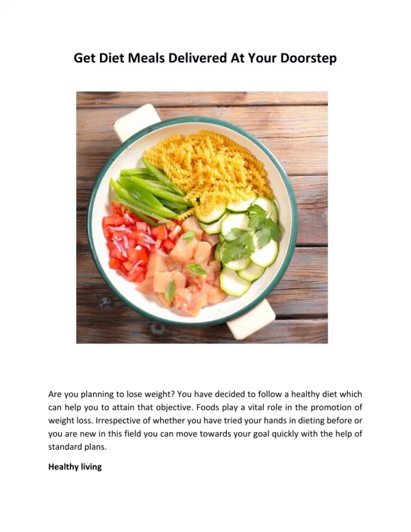 PPT - Healthy Gym Meals Delivered To Your Door Steps PowerPoint ...
