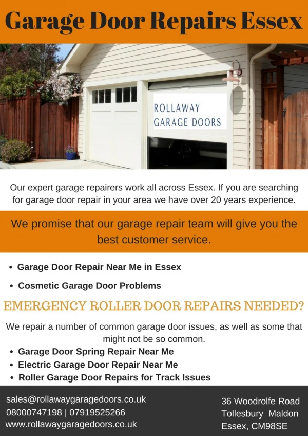 Garage Door Repair Essex