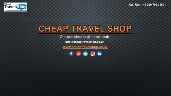 Cheapest Flights Deals - Book Cheap Air Tickets Online at Cheap Travel Shop