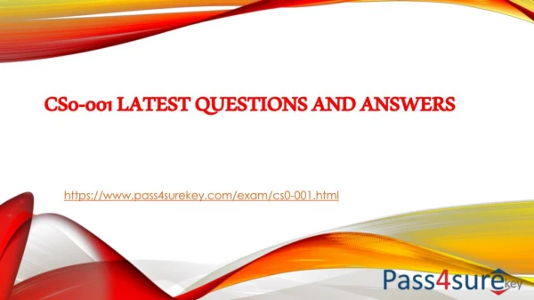 Comptia cs0-001 real question answers