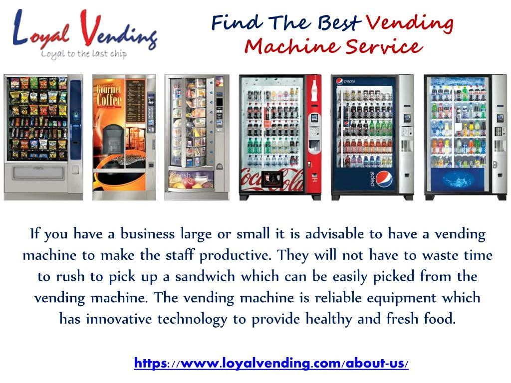 find the best vending machine service