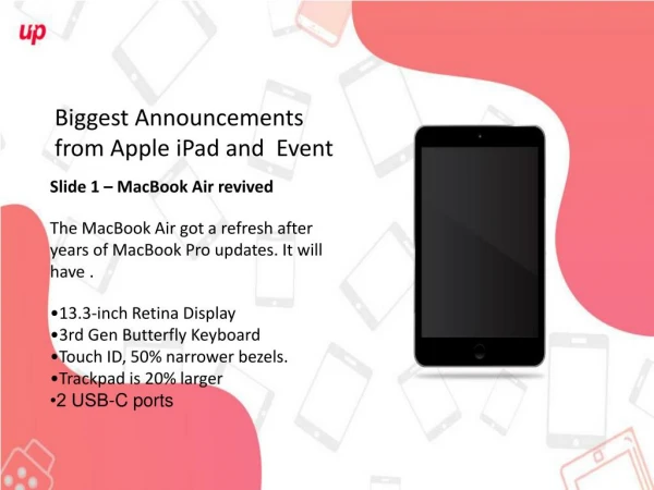 Biggest Announcements from Apple iPad and MacBook Event