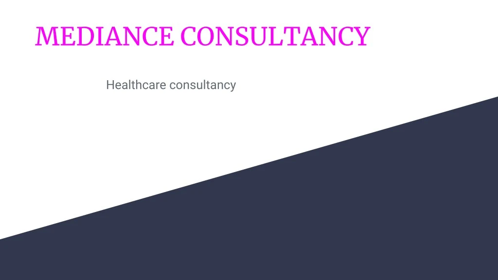 mediance consultancy