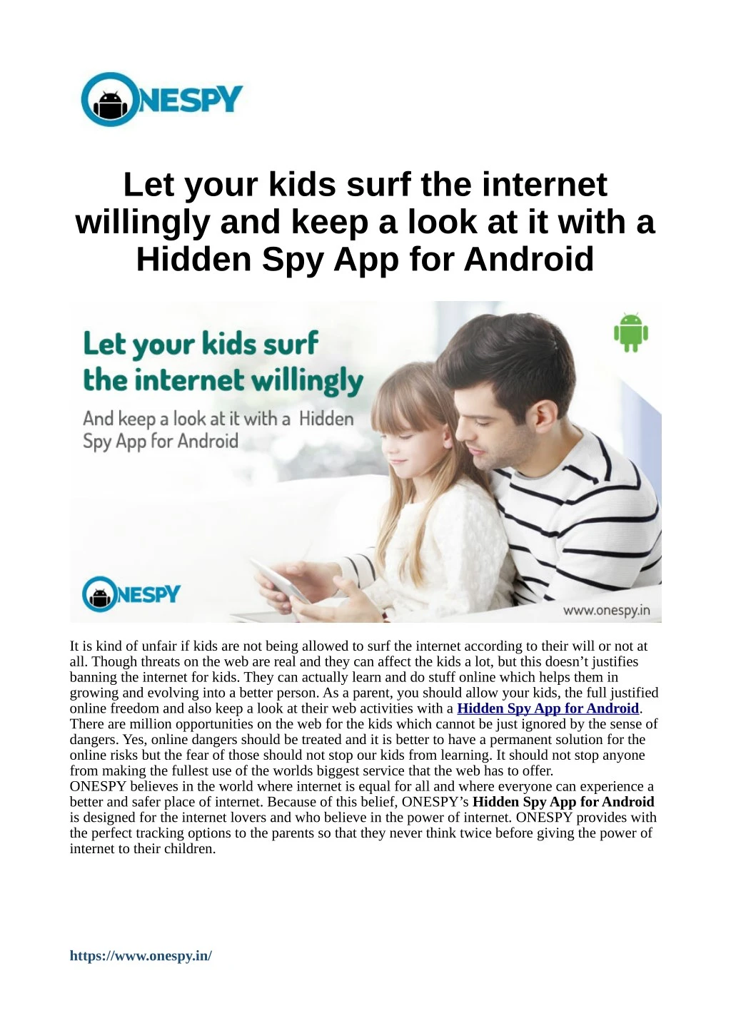 let your kids surf the internet willingly
