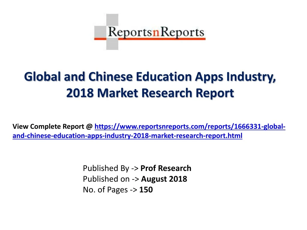 global and chinese education apps industry 2018