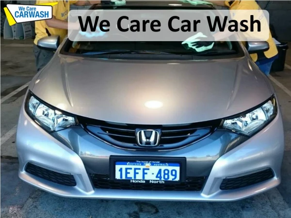 Car Detailing in Perth |We Care Car Wash