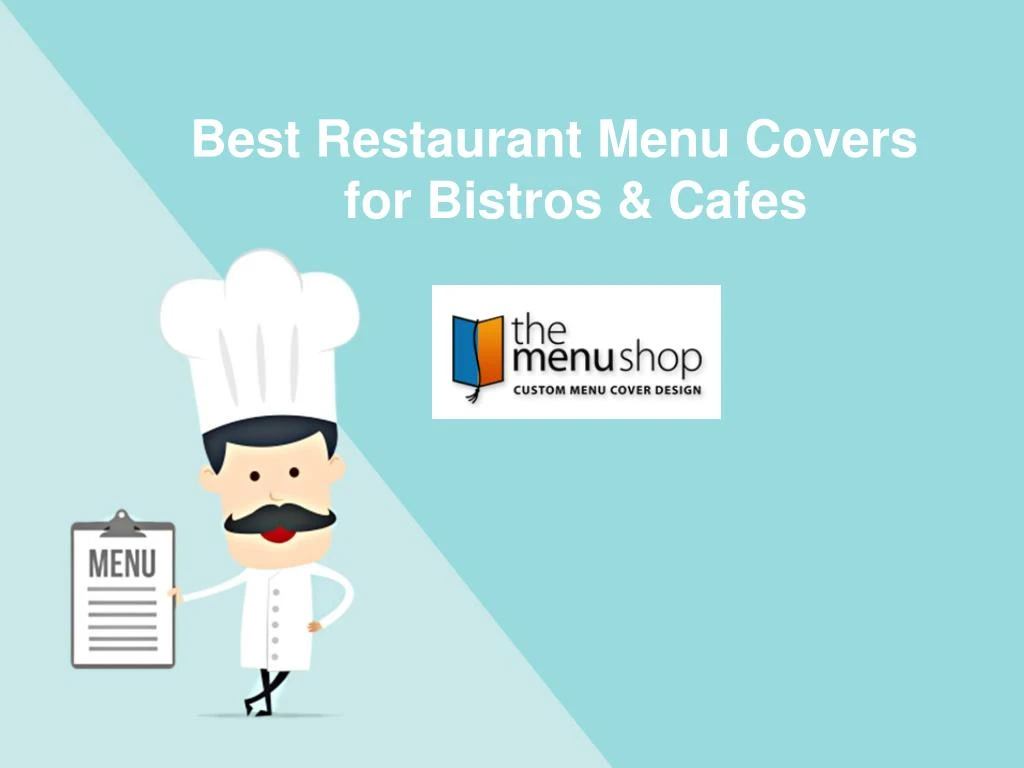 best restaurant menu covers for bistros cafes