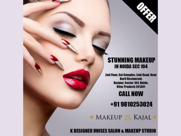 Beauty salon in Noida sector 104, Dial 91-9810253024