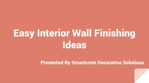 Decorative Interior Wall Finishes in Dubai | Smartcrete Decorative Solutions