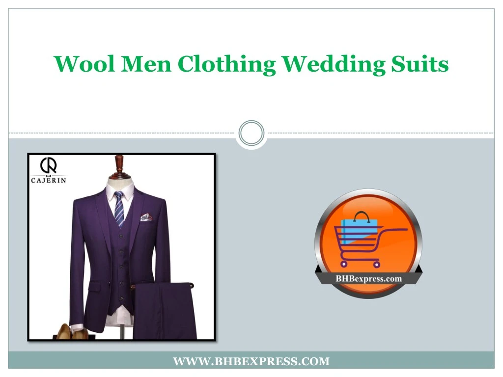 wool men clothing wedding suits