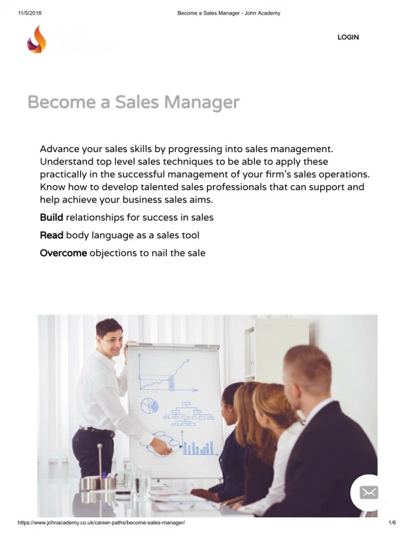 Sales Training Diploma - John Academy