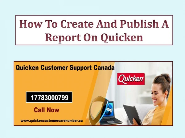 How To Create And Publish A Report On Quicken