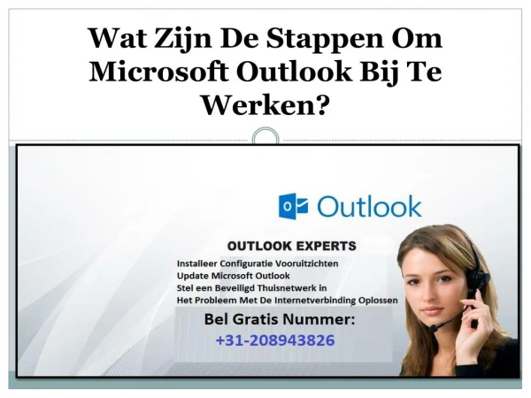 Wat Zijn De Stappen Om Microsoft Outlook Bij Te Werken?