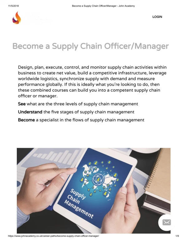 Supply Chain Management - John Academy