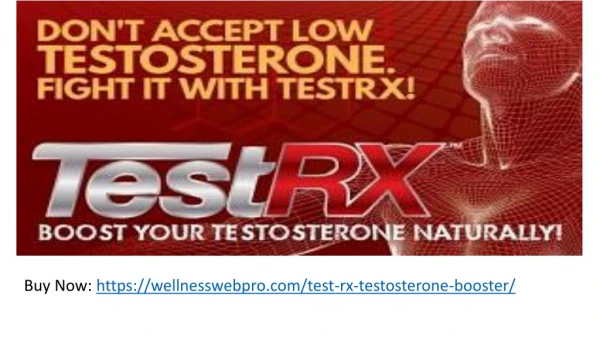 Test Rx Testosterone Booster