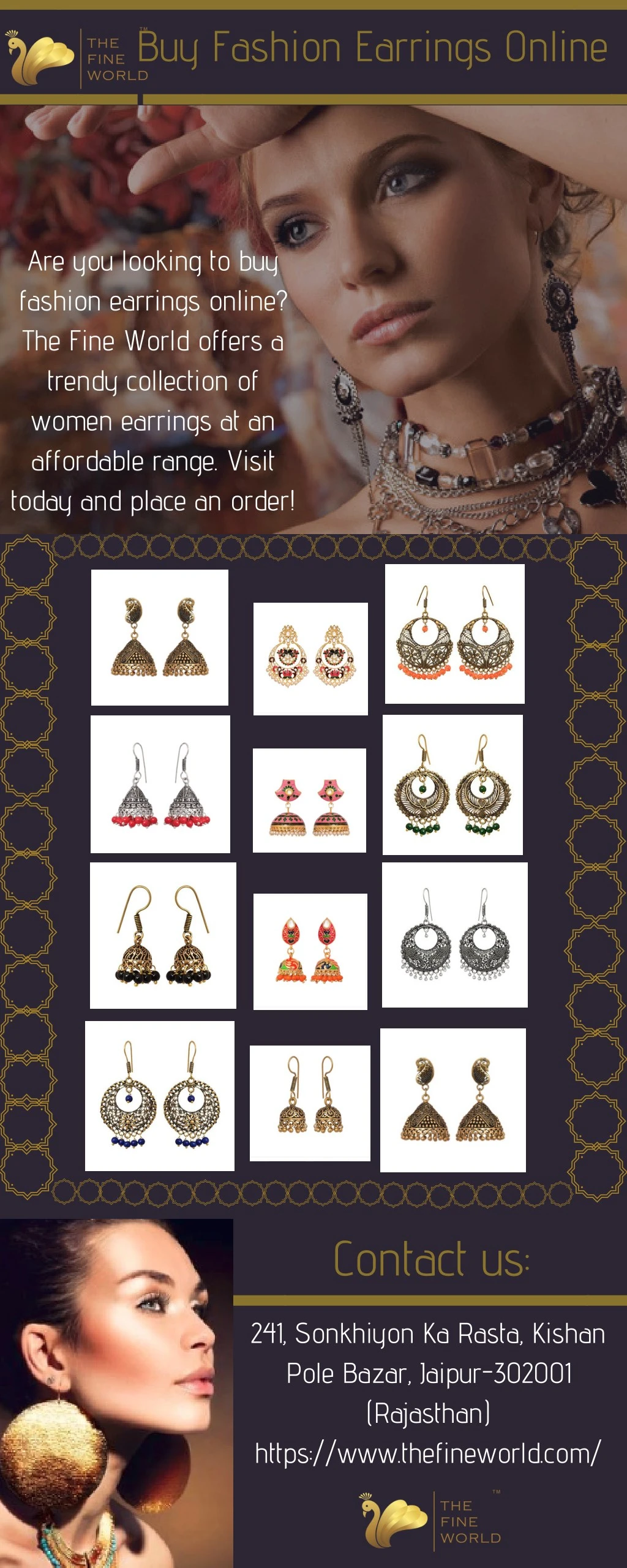 buy fashion earrings online
