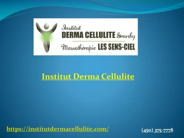 Slimwave - Institut Derma Cellulite