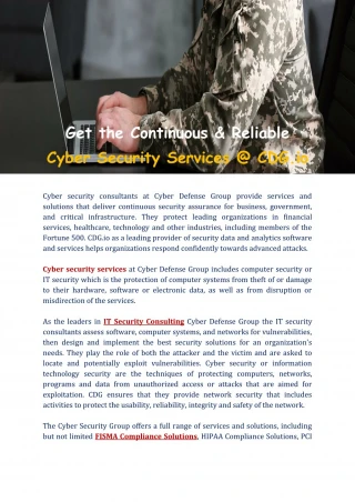 DFARS Compliance - slide 1