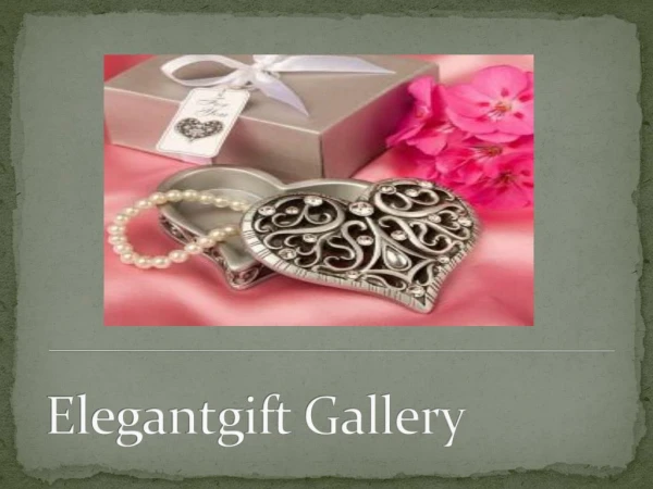 Best wedding shower party favors from Elegant Gift Gallery