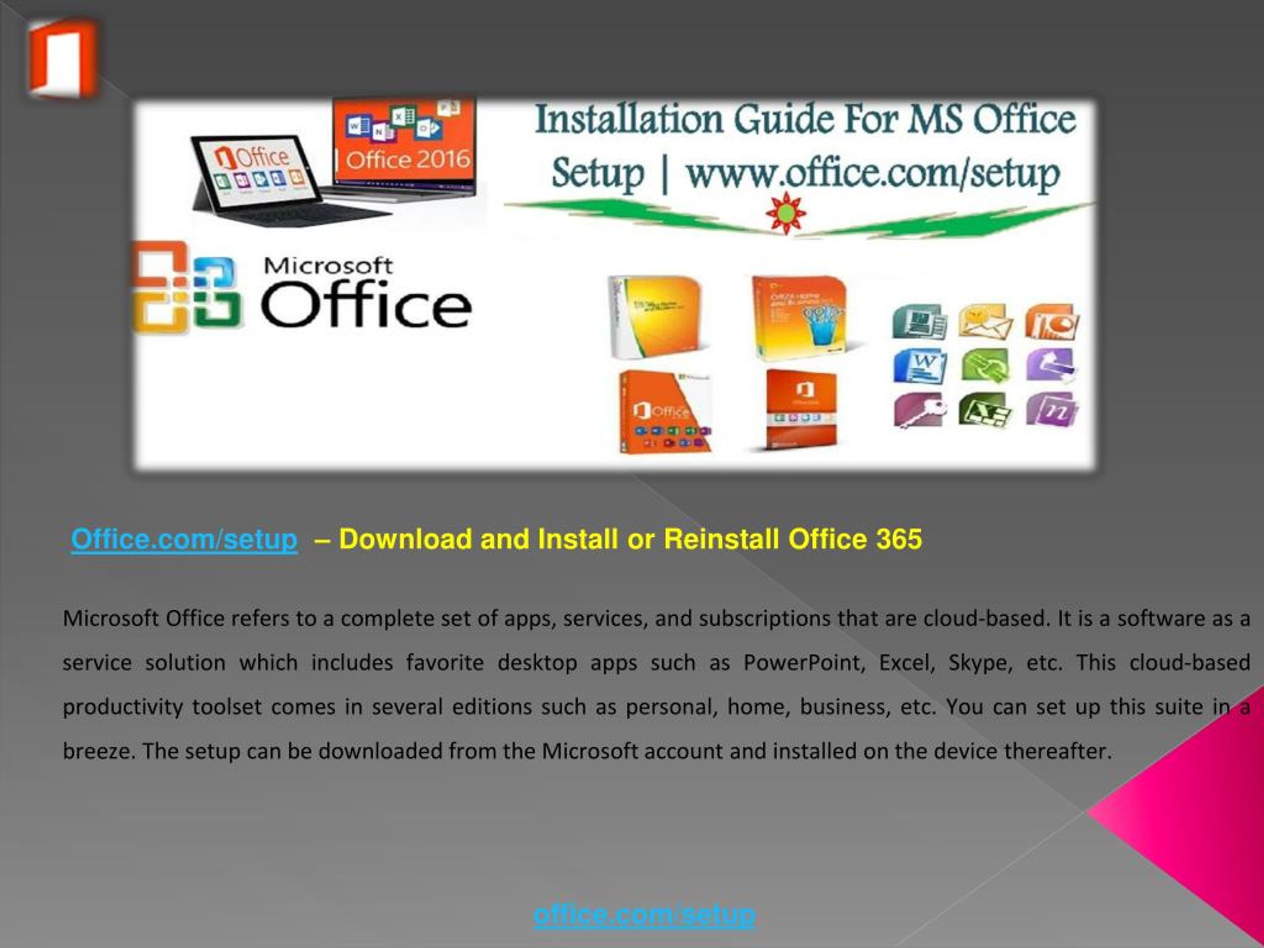 PPT How to Download and Install or Reinstall Office 365 PowerPoint