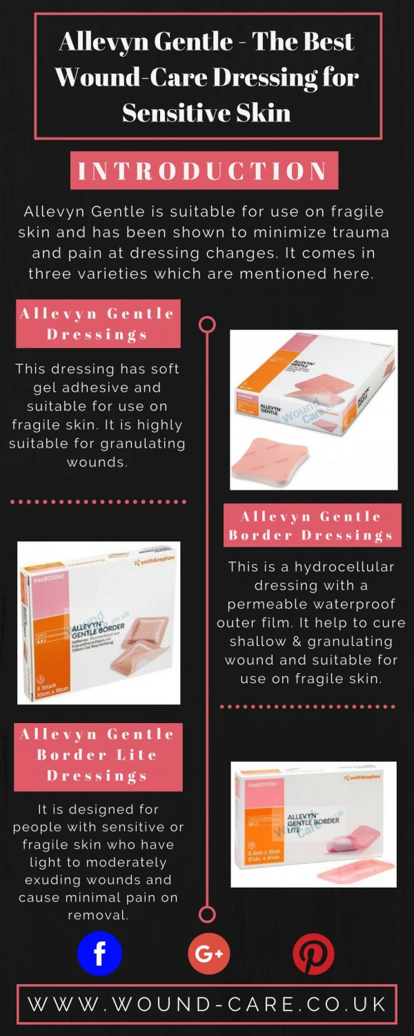 Allevyn gentle-The best Wound care dressing for sensitive Skin