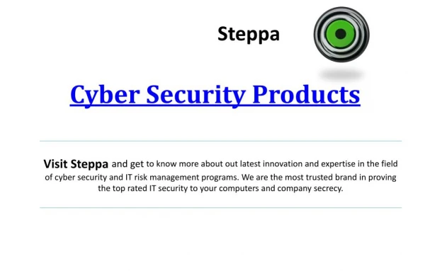 Cyber Security Products