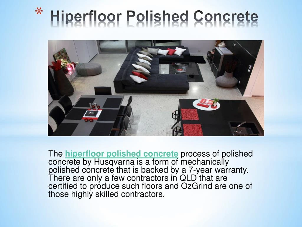 hiperfloor polished concrete