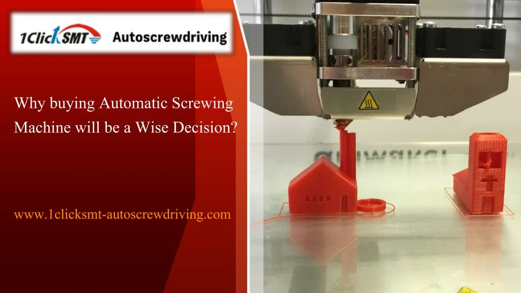 why buying automatic screwing machine will