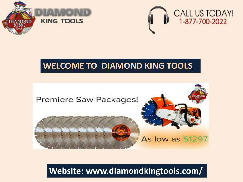 welcome to diamond king tools