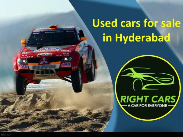 Used cars for sale in Hyderabad, Second Hand Cars in Hyderabad – Right Cars India