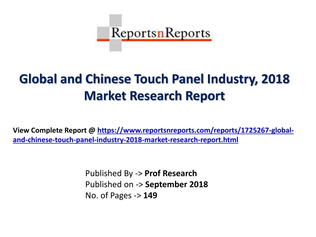 global and chinese touch panel industry 2018