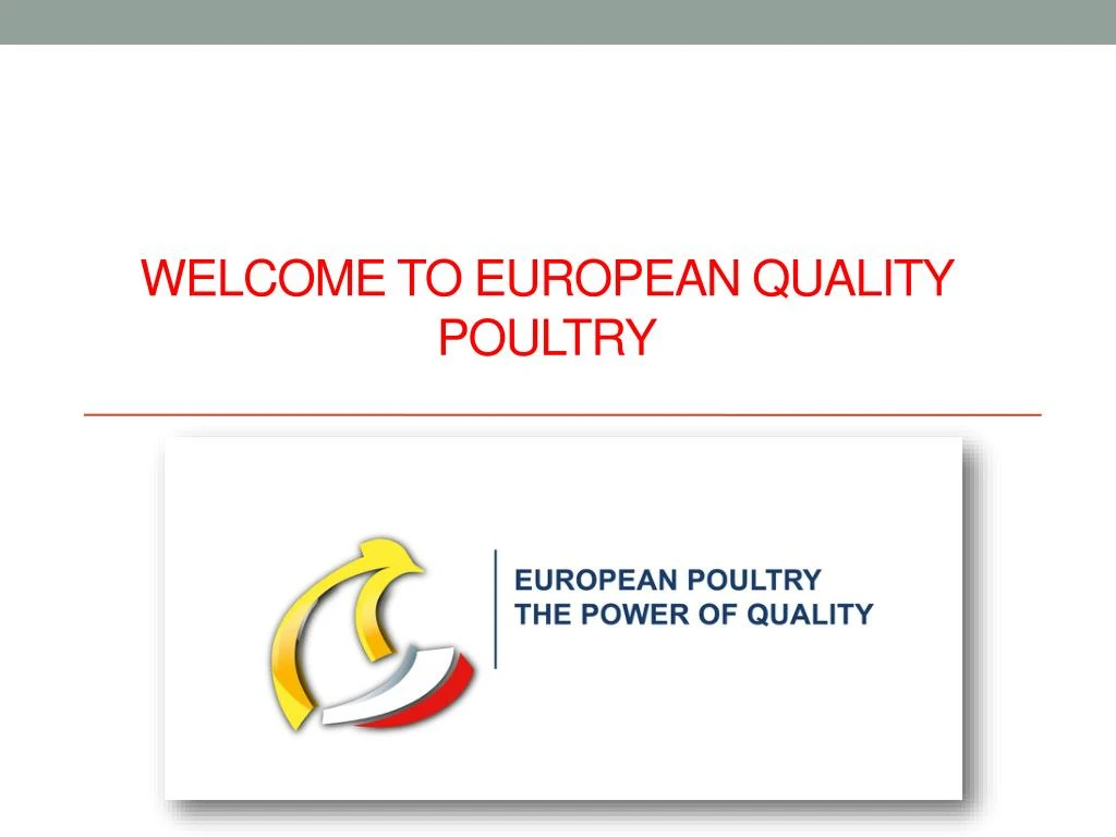 welcome to european quality poultry