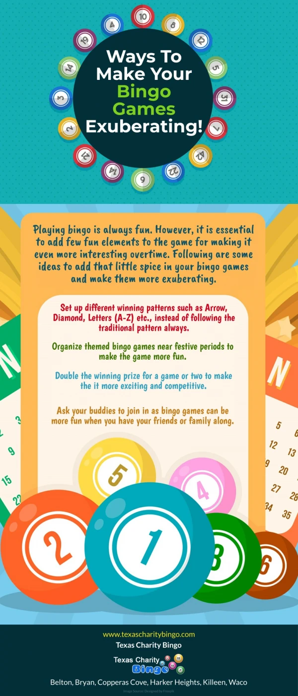 Ways To Make Your Bingo Games Exuberating!