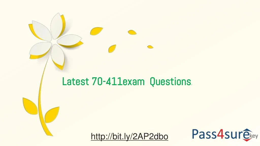 latest 70 411exam questions