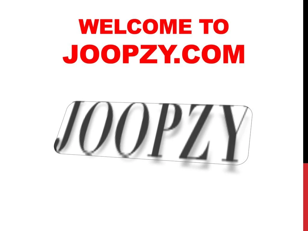welcome to joopzy com