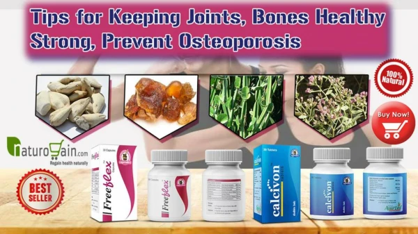Pills for Healthy Joints, Strong Bones, Tips to Prevent Osteoporosis