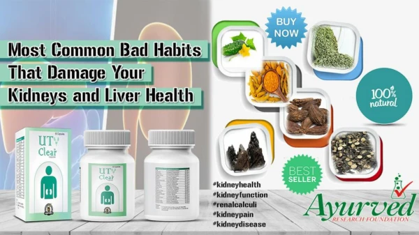 Bad Habits That Damage Kidneys, Liver Health Herbal Kidney Detox Pills