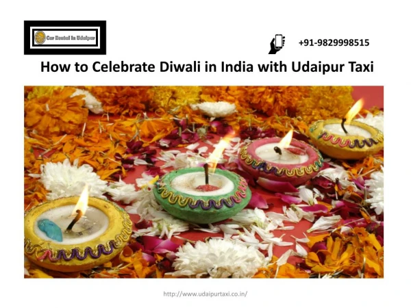 How to Celebrate Diwali in India with Udaipur Taxi