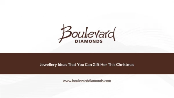 Jewellery Gift Ideas for Her This Christmas