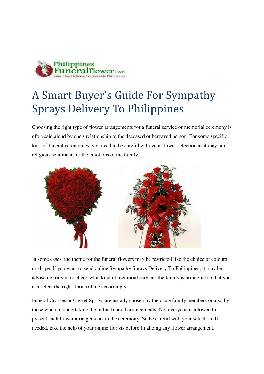 a smart buyer s guide for sympathy sprays