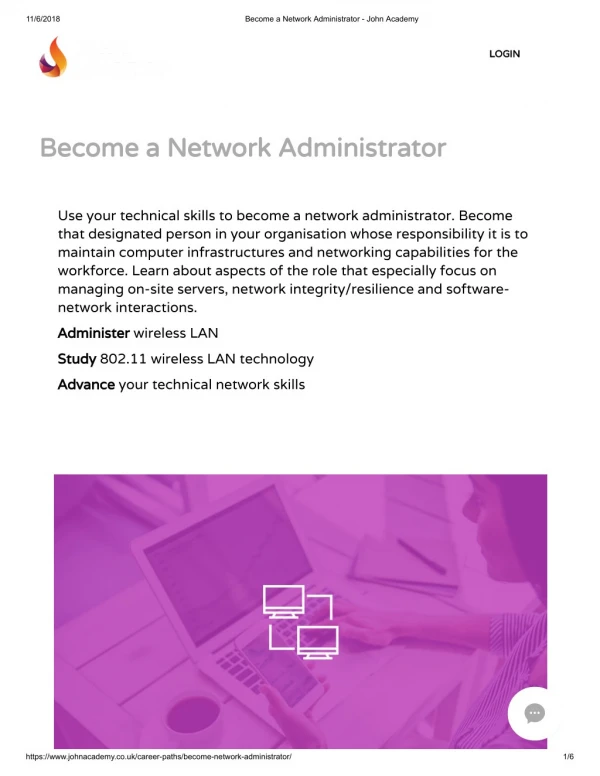 Network Administrator - John Academy