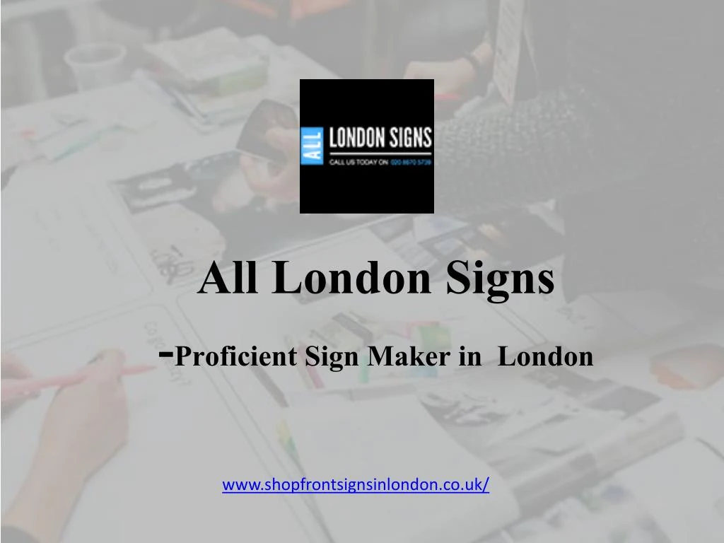 all london signs proficient sign maker in london
