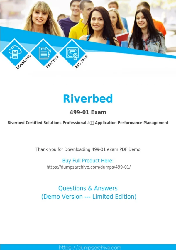 Latest Riverbed 499-01 Dumps PDF with Verified 499-01 Questions PDF