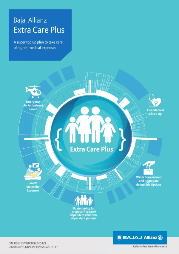 Extra Care - Extended Health Cover Health Insurance Plan - Bajaj Allianz