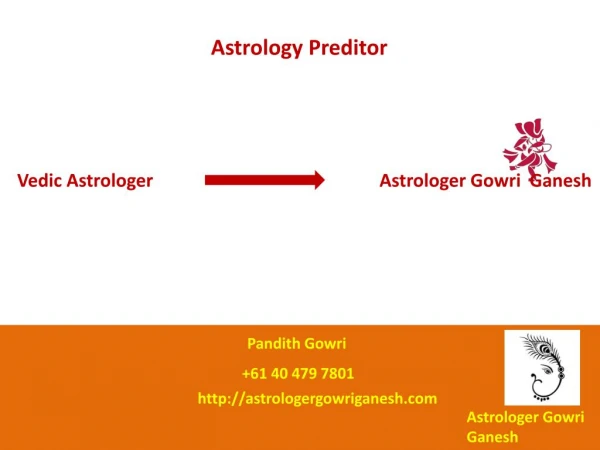 Astrologer Gowri Ganesh- Husband& Wife Disputes Expert Consultant in Sydney, Australia