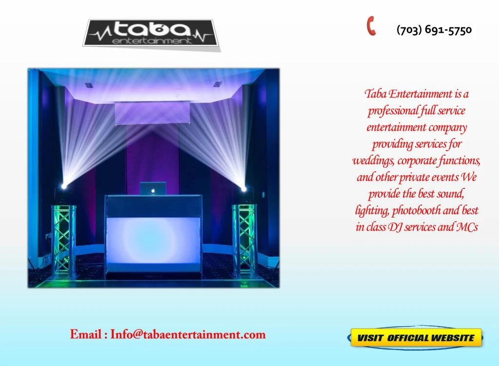 taba entertainment is a professional full service