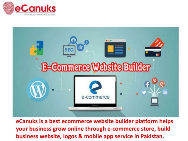 ecanuks is a best ecommerce website builder