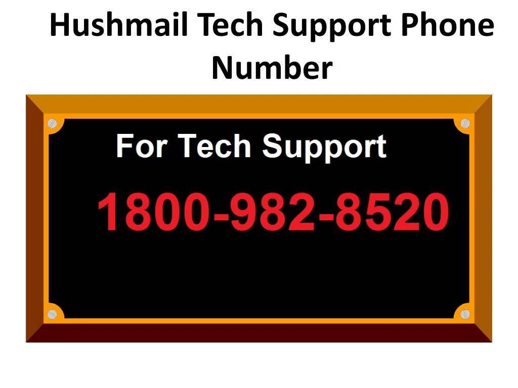 hushmail tech support phone number