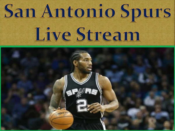 San Antonio Spurs Live Stream