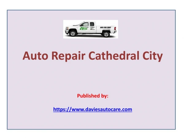 Auto Repair Cathedral City